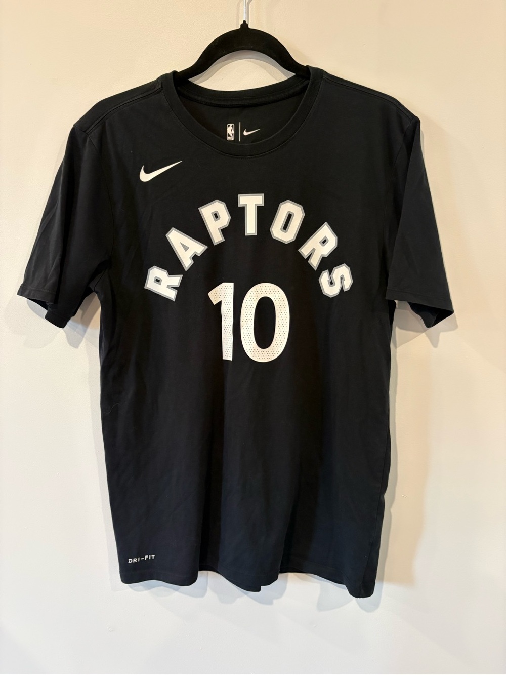 Nike Black DeRozan NBA Dri-FIT Tee with White Logos